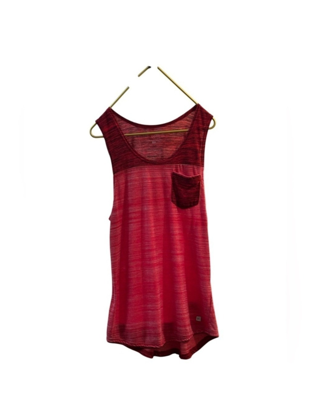 Departwest Red Heathered Tank Top Men's Medium
